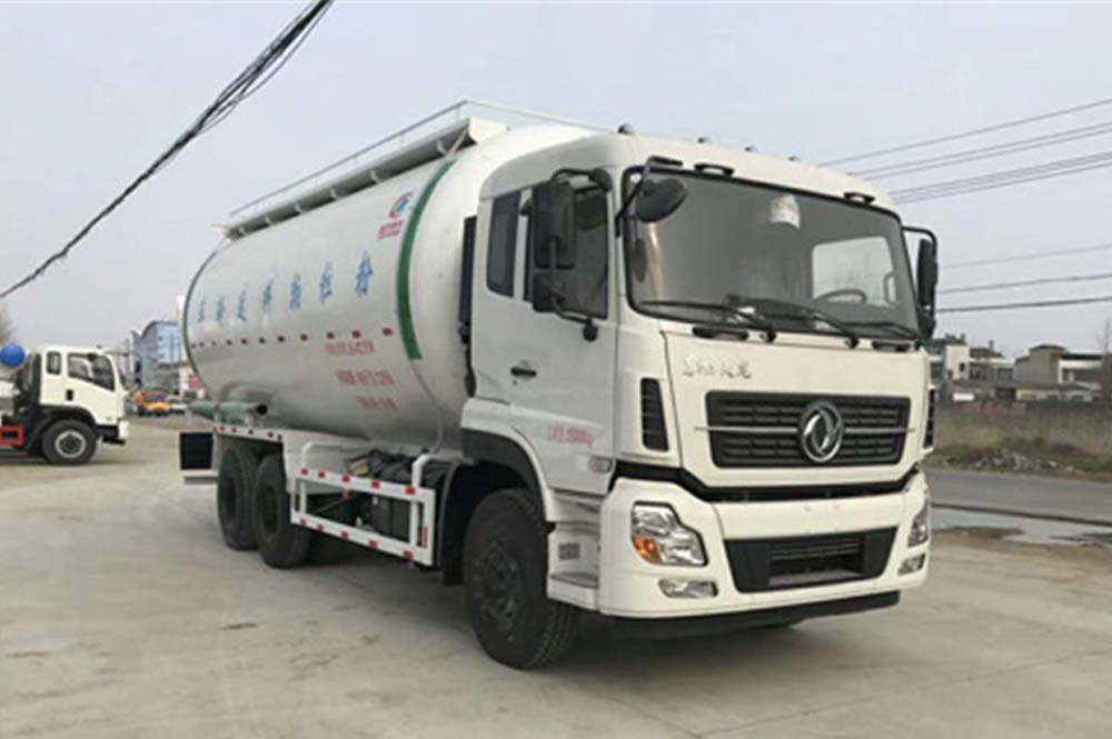 東風(fēng)天龍國(guó)五后八輪25方粉粒物料運(yùn)輸車(chē)
